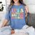 It's Beautiful Day For Learning Retro Teacher Students Women Women's Comfort Colors T-Shirt Blue Jean It's Beautiful Day For Learning Retro Teacher Students Women Women's Comfort Colors T-Shirt Blue Jean