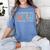 I'Ts A Good Day To Do Math Back To School Math Teacher Women's Comfort Colors T-Shirt Blue Jean