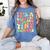 It's A Good Day To Teach Tiny Humans Teacher Teaching Women's Comfort Colors T-Shirt Blue Jean