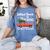 Jolliest Bunch Of Teachers This Side Of The Hallway Xmas PJ Women's Comfort Colors T-Shirt Blue Jean Jolliest Bunch Of Teachers This Side Of The Hallway Xmas PJ Women's Comfort Colors T-Shirt Blue Jean