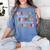 Jolliest Bunch Of Teachers This Side Of The Playground X-Mas Women's Comfort Colors T-Shirt Blue Jean Jolliest Bunch Of Teachers This Side Of The Playground X-Mas Women's Comfort Colors T-Shirt Blue Jean