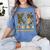 K Is For Kindergarten Teacher Coquette Bow Camo Women's Comfort Colors T-Shirt Blue Jean K Is For Kindergarten Teacher Coquette Bow Camo Women's Comfort Colors T-Shirt Blue Jean