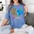 K Is For Kindergarten Teacher Tie Dye Back To School Kinder For Men Women Girls Kids Women's Comfort Colors T-Shirt Blue Jean