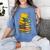 Kawaii Cats Lover Coffee Books Teacher Librarian Cat Women's Comfort Colors T-Shirt Blue Jean
