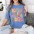 Kind Is Always Cool Groovy Teacher Be Kind Kindness Matters Women's Comfort Colors T-Shirt Blue Jean