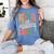 Kind Is Always Cool Teacher Graphic Tees Choose Kindness Women's Comfort Colors T-Shirt Blue Jean