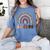 Be Kind Hand-Talking Teacher Artist ASL Women's Comfort Colors T-Shirt Blue Jean Be Kind Hand-Talking Teacher Artist ASL Women's Comfort Colors T-Shirt Blue Jean