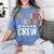 Kindergarten Crew Shirt Kinder Crew Teacher Boy Girl Women's Comfort Colors T-Shirt Blue Jean