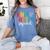 Kindergarten Squad Team Crew Teacher Back To School Women's Comfort Colors T-Shirt Blue Jean Kindergarten Squad Team Crew Teacher Back To School Women's Comfort Colors T-Shirt Blue Jean