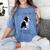 Life Is Better With A Boston Terrier Dog For Lover Women's Comfort Colors T-Shirt Blue Jean