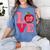 Love Kindergarten Cute Apple School Teacher Women's Comfort Colors T-Shirt Blue Jean Love Kindergarten Cute Apple School Teacher Women's Comfort Colors T-Shirt Blue Jean