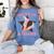 Man I Feel Like A Teacher Retro Western Country Cowgirl Women's Comfort Colors T-Shirt Blue Jean