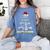 Math Equation Merry Xmas Season Teacher Christmas Tree Women's Comfort Colors T-Shirt Blue Jean