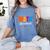 Math Interventionist Teacher Coach Squad Mathematics STEM Women's Comfort Colors T-Shirt Blue Jean