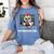 Math Teacher Chicken Mathemachicken Pun Women's Comfort Colors T-Shirt Blue Jean Math Teacher Chicken Mathemachicken Pun Women's Comfort Colors T-Shirt Blue Jean