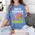 Math Teachers Love Brains Zombie Teacher School Halloween Women's Comfort Colors T-Shirt Blue Jean