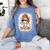 Messy Bun Spooky Teacher Bleached Halloween Teachers Women's Comfort Colors T-Shirt Blue Jean Messy Bun Spooky Teacher Bleached Halloween Teachers Women's Comfort Colors T-Shirt Blue Jean