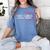 Multilingual Learner Teacher Heart Women's Comfort Colors T-Shirt Blue Jean