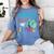 Multilingual Teacher In Dos Idiomas Linguist Language Women's Comfort Colors T-Shirt Blue Jean Multilingual Teacher In Dos Idiomas Linguist Language Women's Comfort Colors T-Shirt Blue Jean