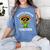 Nacho Average Teacher Sarcastic Women Teaching Women's Comfort Colors T-Shirt Blue Jean
