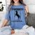 Nerdy Fibonacci Racing Car Horse Math Teacher Men Women Girls Kids Women's Comfort Colors T-Shirt Blue Jean