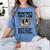 Newtons First Law Physics Jokes Science Teacher Women's Comfort Colors T-Shirt Blue Jean