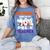 Nothing Scares Me I'm A Pre-K Teacher Halloween Ghosts Women's Comfort Colors T-Shirt Blue Jean