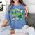 One Lucky Teacher St Patrick's Day Irish Teacher Lucky Era Women's Comfort Colors T-Shirt Blue Jean