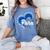 Para Heart Teacher Paraprofessional School Appreciation Women's Comfort Colors T-Shirt Blue Jean Para Heart Teacher Paraprofessional School Appreciation Women's Comfort Colors T-Shirt Blue Jean