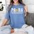 Para Squad Paraprofessional Para Teacher Women's Comfort Colors T-Shirt Blue Jean Para Squad Paraprofessional Para Teacher Women's Comfort Colors T-Shirt Blue Jean