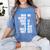 PE Physical Education Teacher For PE Teacher Women's Comfort Colors T-Shirt Blue Jean