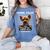 Personal Stalker I'Ll Follow You Wherever You Go Yorkie Women's Comfort Colors T-Shirt Blue Jean