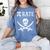 Pi Day Pi Rate Pirate For Teachers Women's Comfort Colors T-Shirt Blue Jean