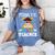 Pirate Math Teacher Skull Pirate Halloween Costume Women's Comfort Colors T-Shirt Blue Jean