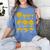 Pizza Salami Cheese Quick Math Fractions Math Teachers For Men Women Girls Kids Women's Comfort Colors T-Shirt Blue Jean
