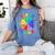 Play Is Learning Teacher Kindergarten For Men Women Kids Women's Comfort Colors T-Shirt Blue Jean Play Is Learning Teacher Kindergarten For Men Women Kids Women's Comfort Colors T-Shirt Blue Jean
