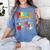 Pre-k Where The Adventure Begins First Day Of Prek Teacher Women's Comfort Colors T-Shirt Blue Jean Pre-k Where The Adventure Begins First Day Of Prek Teacher Women's Comfort Colors T-Shirt Blue Jean