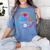 Pre K Dream Team Back To School Boys First Day Teacher Women's Comfort Colors T-Shirt Blue Jean