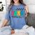 Pre-K Paraprofessional Teacher Back To School Vibes Women's Comfort Colors T-Shirt Blue Jean Pre-K Paraprofessional Teacher Back To School Vibes Women's Comfort Colors T-Shirt Blue Jean