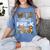 Pre-k Teacher Kids Back To School Wild About Pre-k Women's Comfort Colors T-Shirt Blue Jean
