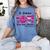 Pre-k Teacher In October We Wear Pink Breast Cancer Women's Comfort Colors T-Shirt Blue Jean Pre-k Teacher In October We Wear Pink Breast Cancer Women's Comfort Colors T-Shirt Blue Jean
