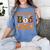 Preschool Boo Crew Halloween Teachers Students Costume Women's Comfort Colors T-Shirt Blue Jean