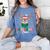 Preschool Crew Xmas Reindeer Teacher Student Christmas Women's Comfort Colors T-Shirt Blue Jean Preschool Crew Xmas Reindeer Teacher Student Christmas Women's Comfort Colors T-Shirt Blue Jean