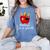 Pretend I'm A Pirate Teacher Apple Talk Like A Pirate Day Men Women Kids Women's Comfort Colors T-Shirt Blue Jean