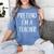 Pretend I'm A Teacher Costume Halloween Easy Adult Kid Women's Comfort Colors T-Shirt Blue Jean