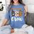 Principal Boo Crew Ghost Halloween Teachers School Matching Women's Comfort Colors T-Shirt Blue Jean