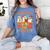 Principal Teacher Boo Crew Halloween Spooky Costume Women's Comfort Colors T-Shirt Blue Jean Principal Teacher Boo Crew Halloween Spooky Costume Women's Comfort Colors T-Shirt Blue Jean