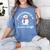 Proud Supporter Of Snow Days Teacher Women's Comfort Colors T-Shirt Blue Jean Proud Supporter Of Snow Days Teacher Women's Comfort Colors T-Shirt Blue Jean