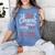 Punctuation Saves Lives I English Grammar Teacher Women's Comfort Colors T-Shirt Blue Jean