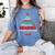 Reading Teacher Christmas Shirt Elf Christmas Cheer For Men Women Women's Comfort Colors T-Shirt Blue Jean